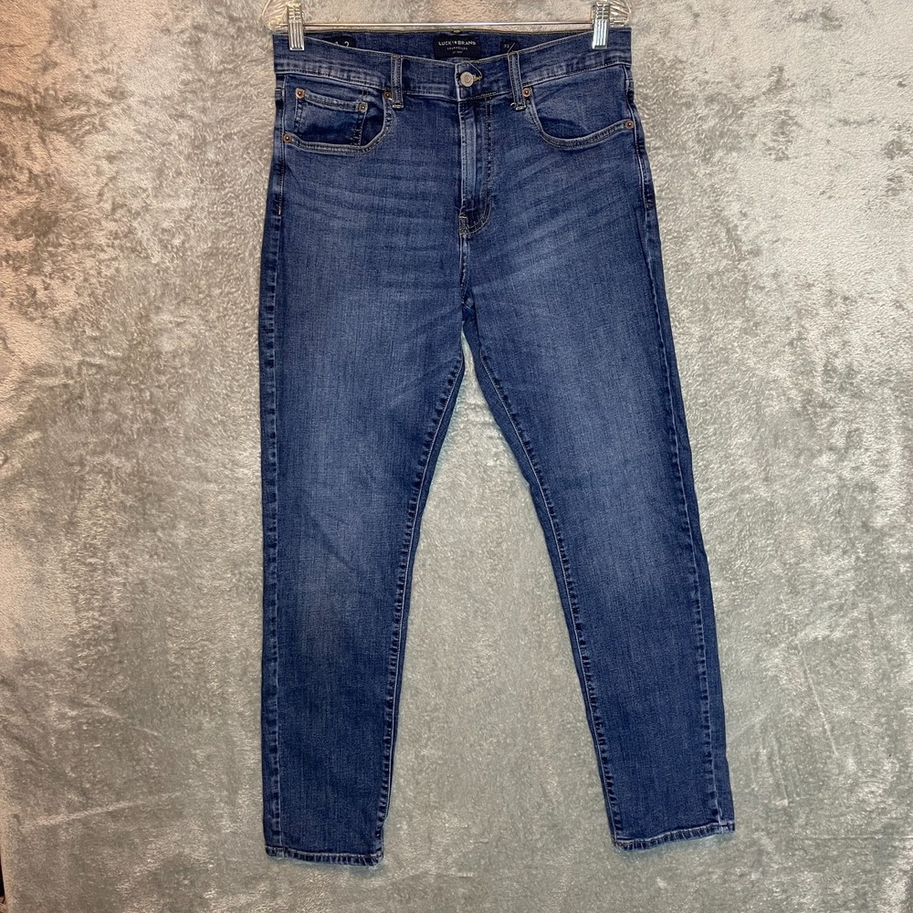 Lucky Brand Men 412 Athletic Slim Stretch Jean 32x32 Casual Everyday Whiskered